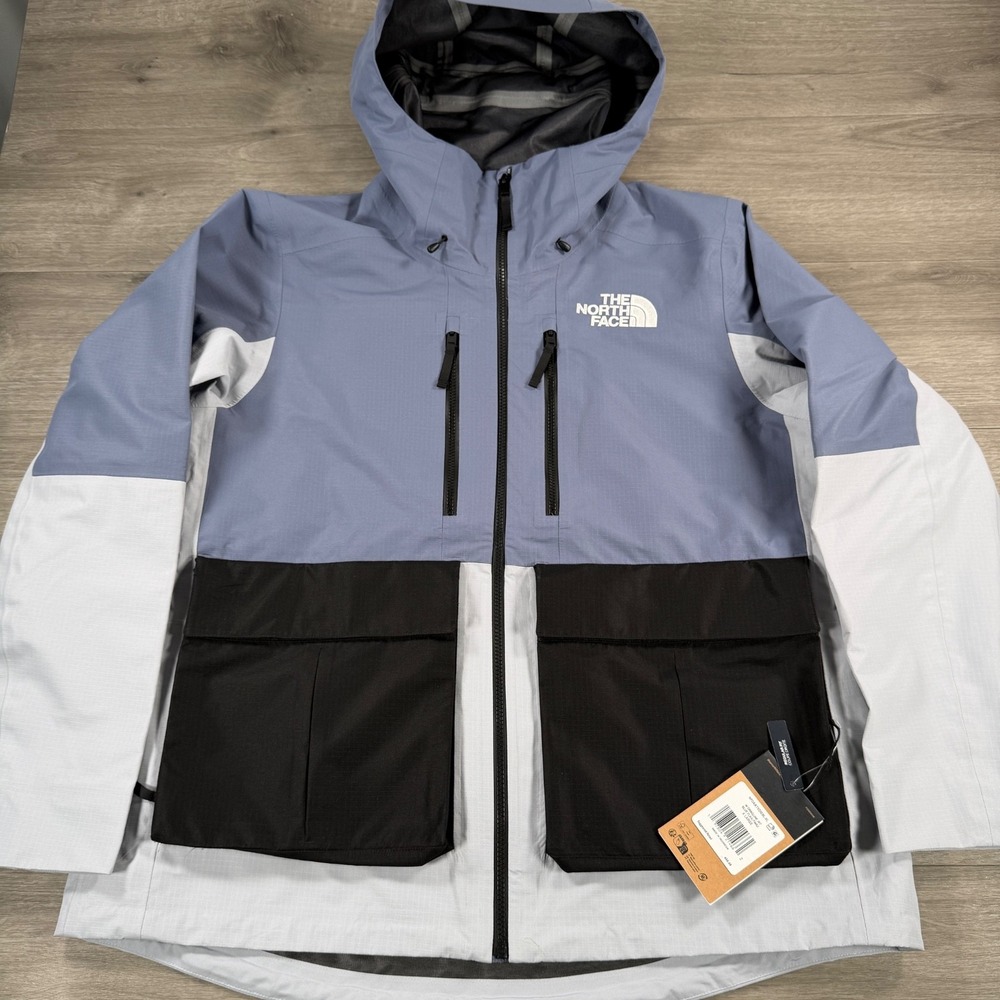 Womens North Face Dragline Ski Jacket Dryvent Mono Vented Blue Flax Size XL